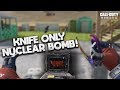 Knife Only NUCLEAR BOMB! The hardest challenge in Call Of Duty: Mobile (insane)