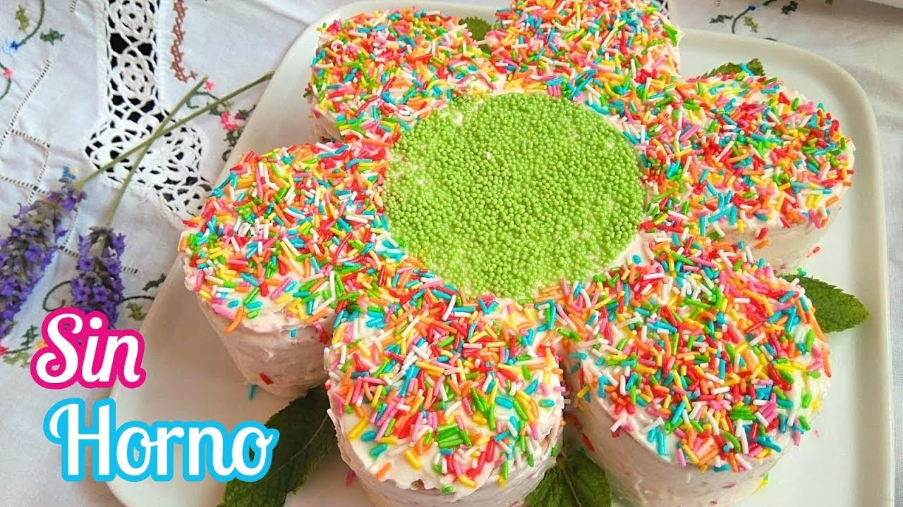 Cómo hacer Tarta flor de galletas y chocolate blanco | El Dulce Paladar