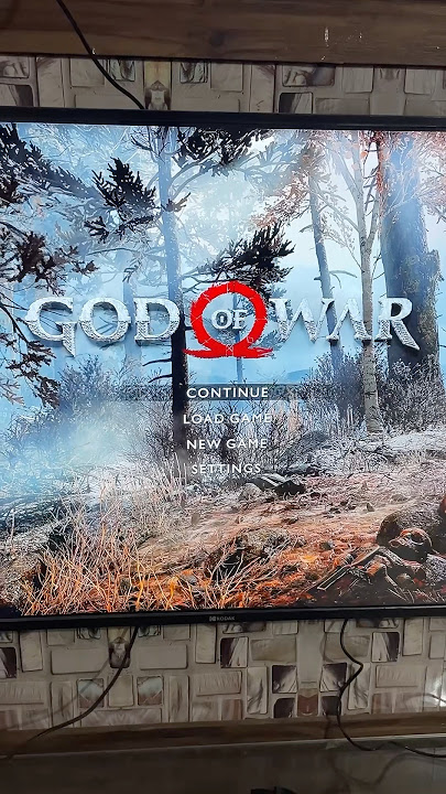 God of war 4 at 55inch LED TV