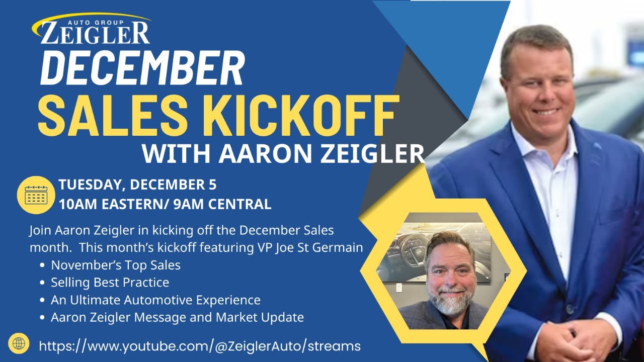 December Sales Kickoff with Aaron Zeigler