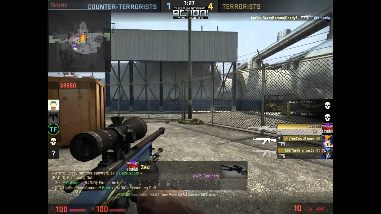 Cs:go silver 1 match #1 - YouTube