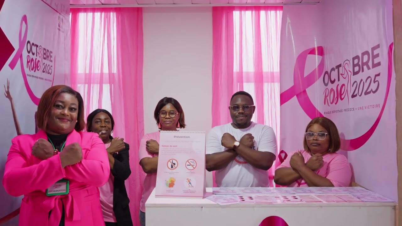 Octobre Rose 2025 avec la Première dame du Gabon, S.E. Mme Zita Oligui Nguema / Pink October 2025