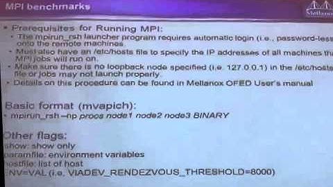 Workshop Tutorial - InfiniBand Technology
