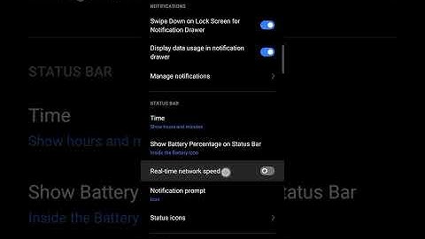 How to show  Real time  network  speed on realme phone all realme phone