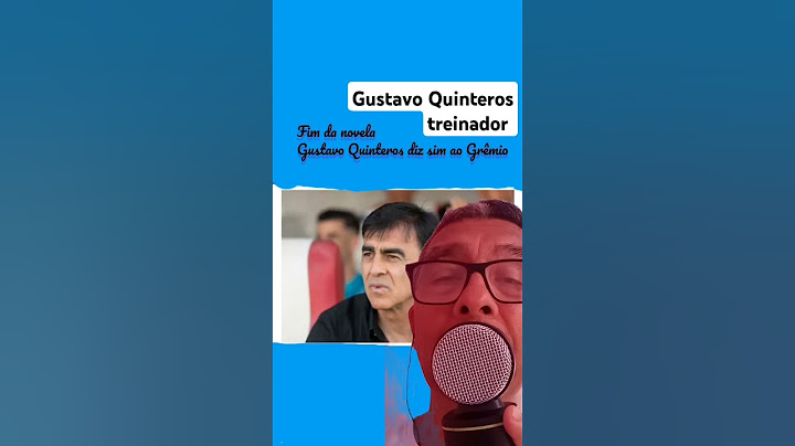 Gustavo Quinteros será o treinador do Grêmio