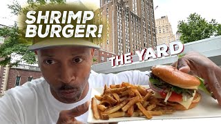 The Ultimate Shrimp Burger at The Yard!