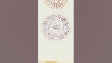 Spirograph art ASMR amazing design #spirograph #spirographms7 #art #satisfying #relaxing