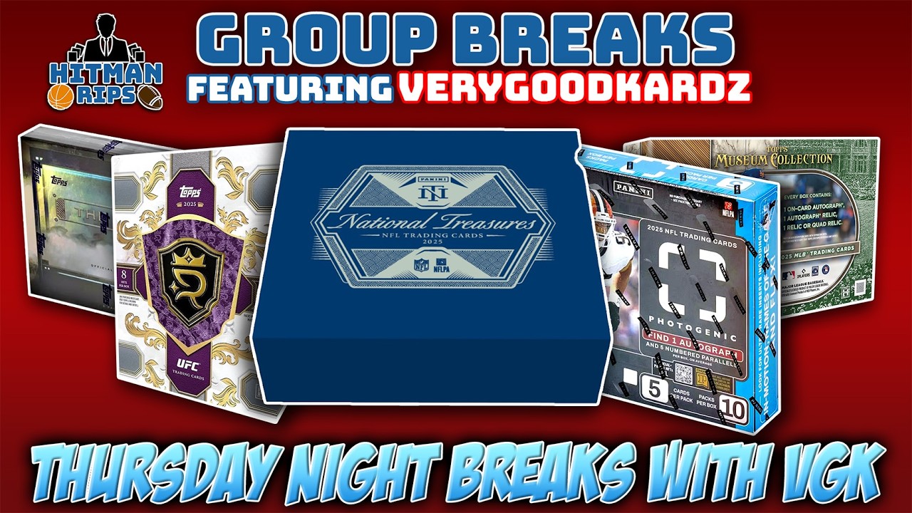PHOTOGENIC FOTL FOOTBALL, UFC ROYALTY, NT AND MUCH MORE! Thursday Night Breaks w/VGK!
