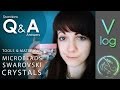 Q &amp; A. My crystals, Microbeads and nail art supplies.