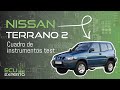 Electrónica del automóvil, Nissan terrano 2 cuadro de instumetos test.