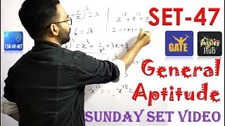 SET 47 | Important and Interesting General Aptitude Problems | Physics Hub