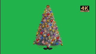 christmas tree green screen