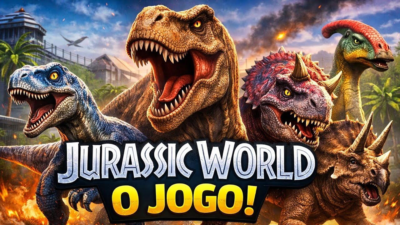 JURASSIC WORLD O JOGO – Evoluí o Parque e Deu MUITO BOM!