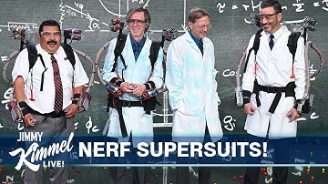 Epic Nerf Cannon Battle & Fire Experiments with Science Bob Pflugfelder and His Brother Science Todd