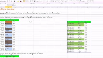 Basic Excel Tutorial-Part 19 [Speech Khmer]