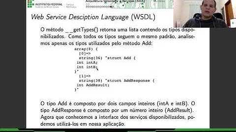 Arquitetura orientada a serviços - Utilizando arquivos WSDL em PHP