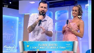 Live! Florin Ristei - I don't want to miss a thing