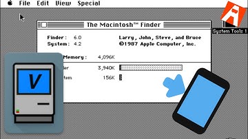 Giả lập Macintosh 5.0 trên điện thoại Android với Mini vMac