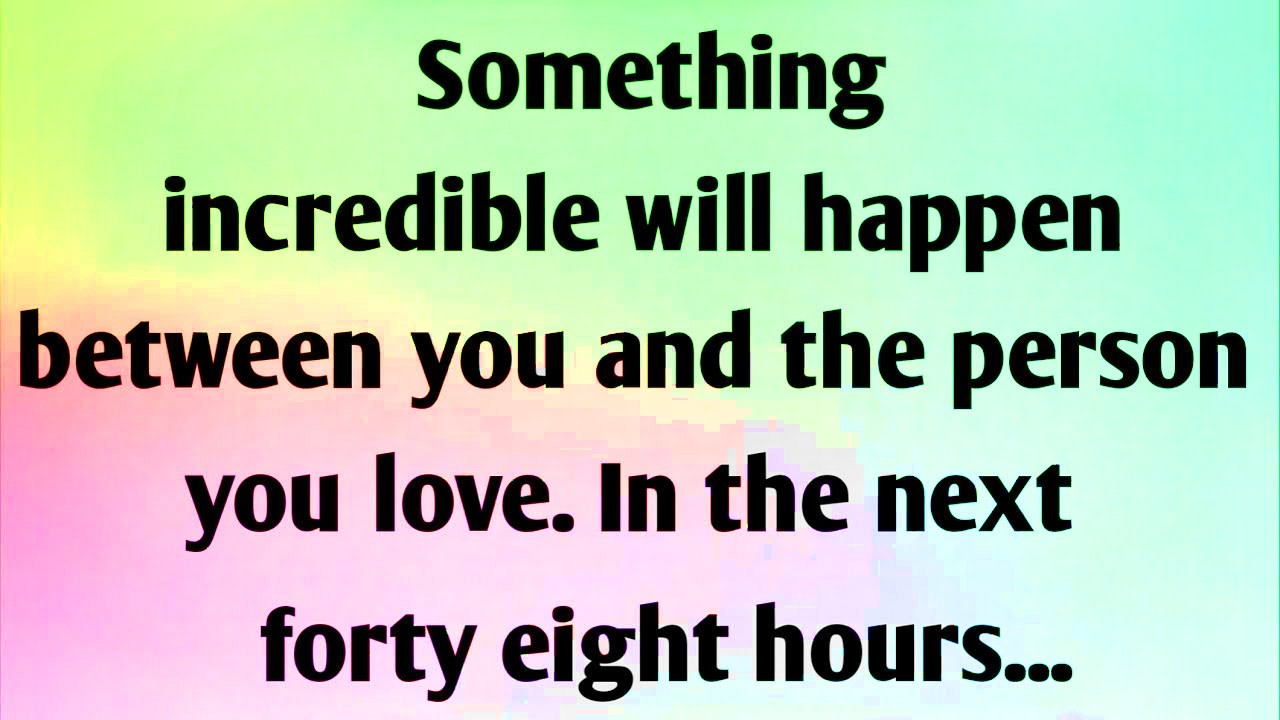 SOMETHING INCREDIBLE WILL HAPPEN BETWEEN