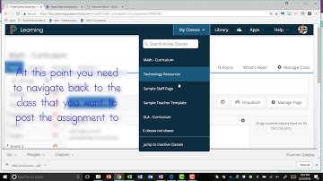 Assigning Student Work Through PowerSchool
