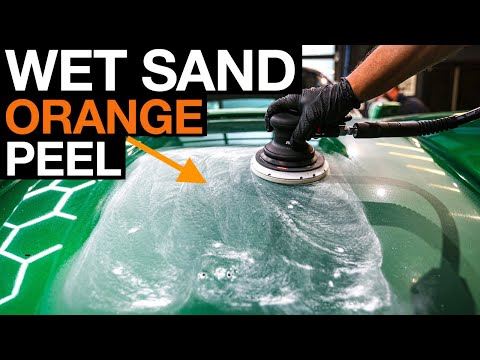 How to Wet Sand Orange Peel in Car Paint: Porsche 911