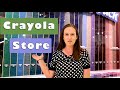 Crayola store walkthrough and haul