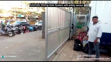 Automatic Sliding Gate System with Safety Sensor
