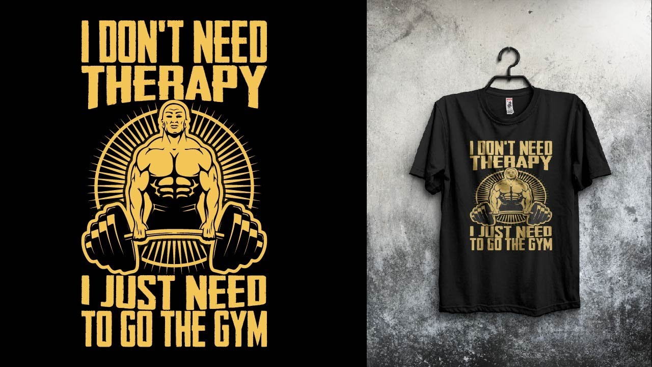 how-to-create-gym-t-shirt-design-vector-modify-t-shirt-design-tutorial
