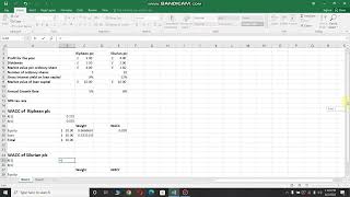 How to calculate WACC in  an excel sheet