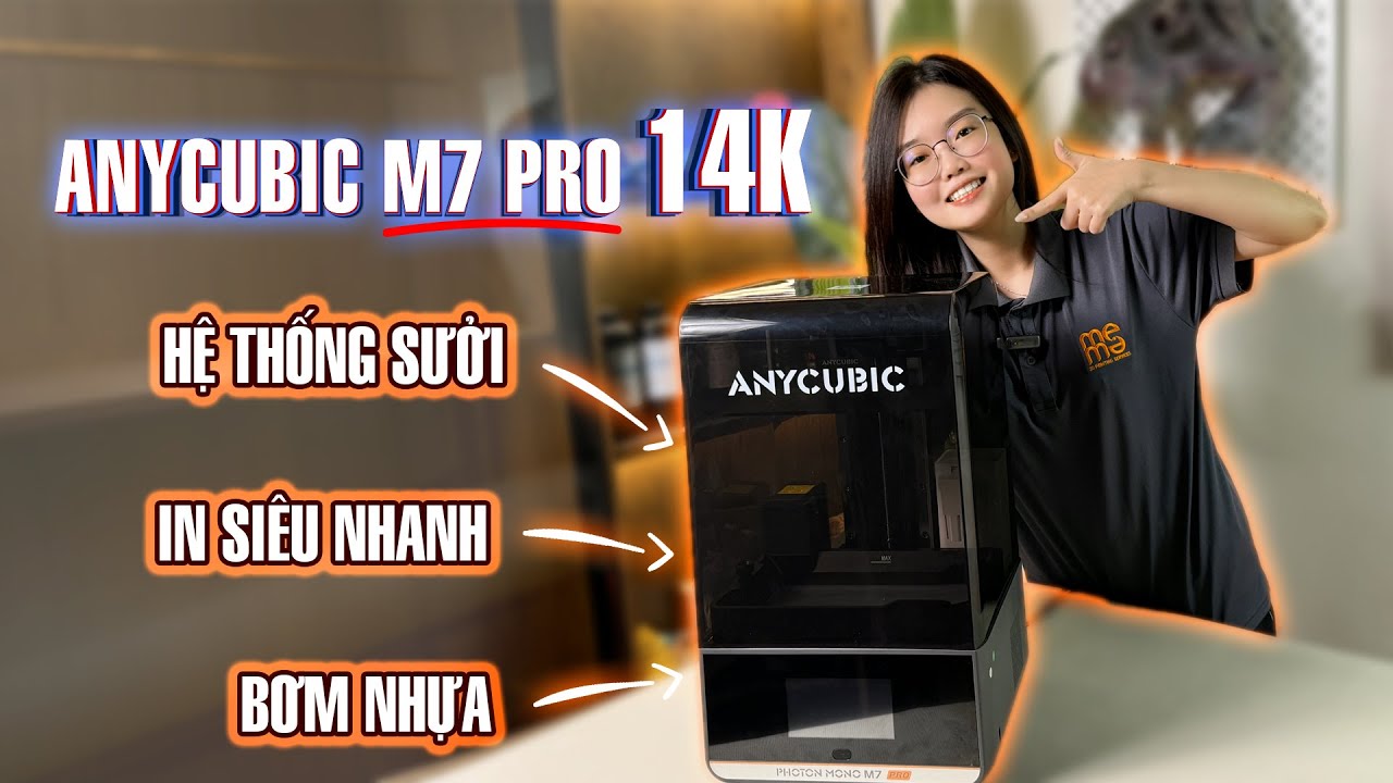 Đánh Giá Anycubic M7 Pro | Độ Phân Giải 14K In Nhanh Siêu Nét - YouTube