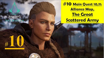 Assassins Creed Valhalla - The Alliance map, The great Scattered Army | Find and speak to soma