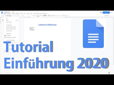 Google Docs Tutorial - Einführung für Anfänger 2020