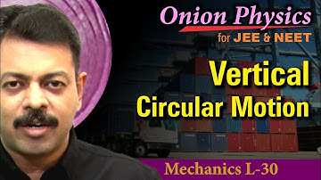 Vertical Circular Motion for JEE & NEET | Class 11 #OnionPhysics | Mechanics L-30