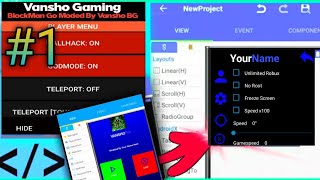 How To Make Mod Menu For Any Game In Sketchware || [TUTORIAL] Mod Menu In Sketchware #1 || VanshoPRO