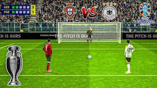Portugal vs Germany ! Penalty shootout ! eFOOTBALL 2024 mobile ! ( Ronaldo vs Sane )