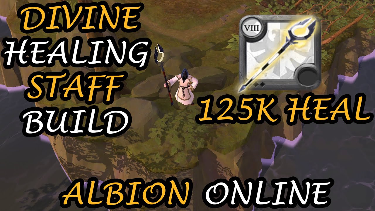 Divine Healing Staff Build 125K HEAL Albion Online YouTube