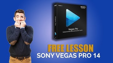 Sony Vegas Pro 14 Lesson Tutorial For Beginners 2017 Tutorial #1