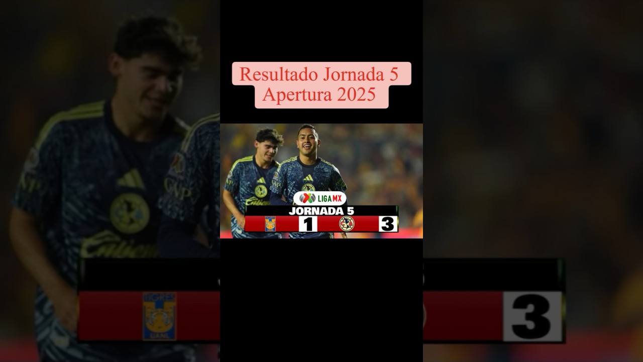 Resultados Jornada 5 Liga MX Apertura 2025 