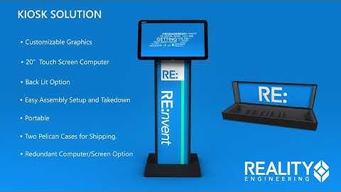 3D Visualization - Trade Show Kiosk
