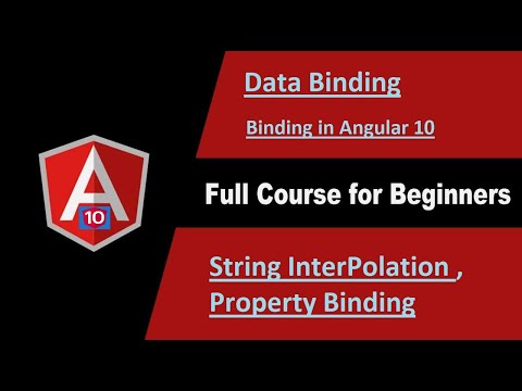 Angular Course For Absolute Beginners(String Interpolation and Property Binding )      Part-3