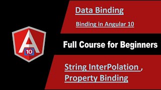 Angular Course For Absolute Beginners(String Interpolation and Property Binding )      Part-3