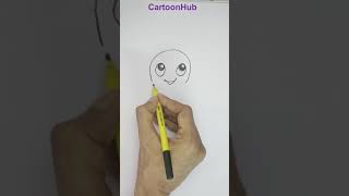 كيفية رسم أخطبوط كرتوني بسهولة #بالشورت #cartoonhub