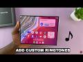 كيفية إضافة نغمات رنين وأصوات إشعارات مخصصة على هاتف Samsung Galaxy Z Fold 8 Ultra