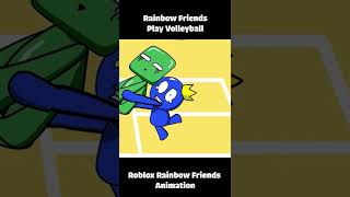 Play Volleyball | Rainbow Friends Animation #roblox #shorts