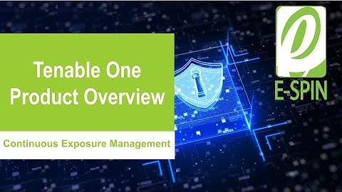 Tenable One Product Overview