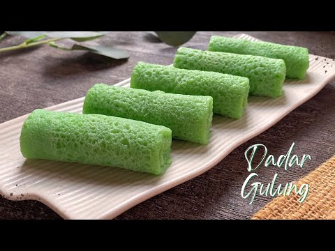 Instruksi Masak Kulitnya Lembut Cantik Berpori Tanpa Telur! Resep Kue Dadar Gulung Unti Kelapa Gula Merah super Enak Yang Bergizi Tinggi