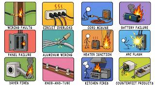 Every Electrical Fire Explained