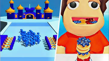 Join Clash 3D vs 🥞Pancake Run ALL LEVELS AHGV5 ! Video Game New Update Pro Walkthrough Android,iOS