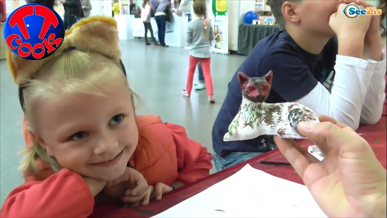 ✔ Выставка Кошечек! Игрушки для маленьких котят / Kitty and Yaroslava. A toy for little kitties ✔