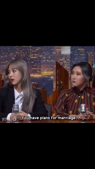 Hwasa reaction to moonbyul’s married plan 😂😂 #moonbyul